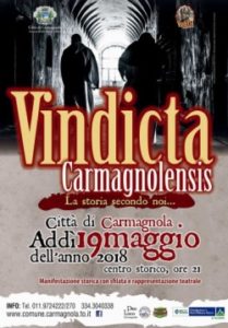 vindicta carmagnolensis weekend sabato 19 maggio 2018