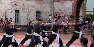 Sport in piazza Carmagnola