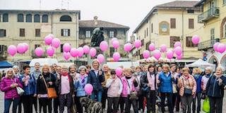 Andos Carmagnola camminata in rosa prevenzione tumore seno