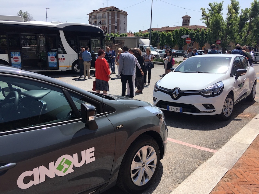 Mobilità sostenibile car sharing a Carmagnola