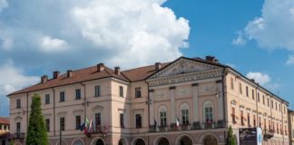 Municipio di Racconigi scalone monumentale