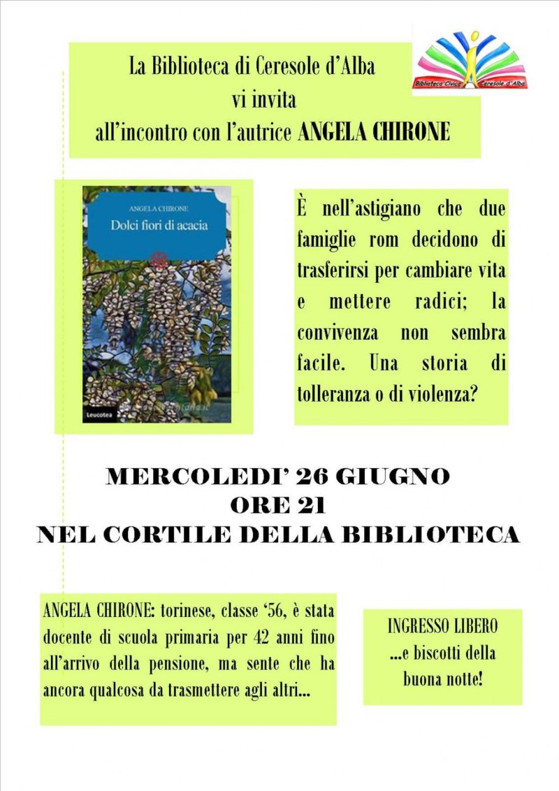 presentazione libro ceresole