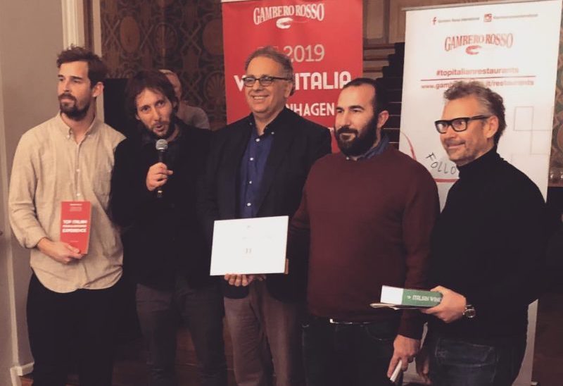 Davide Pecoraio premiato dal Gambero Rosso