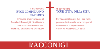 Racconigi e le sue storie settembre 2019