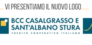 Il nuovo logo della BCC di Casalgrasso e Sant'Albano Stura