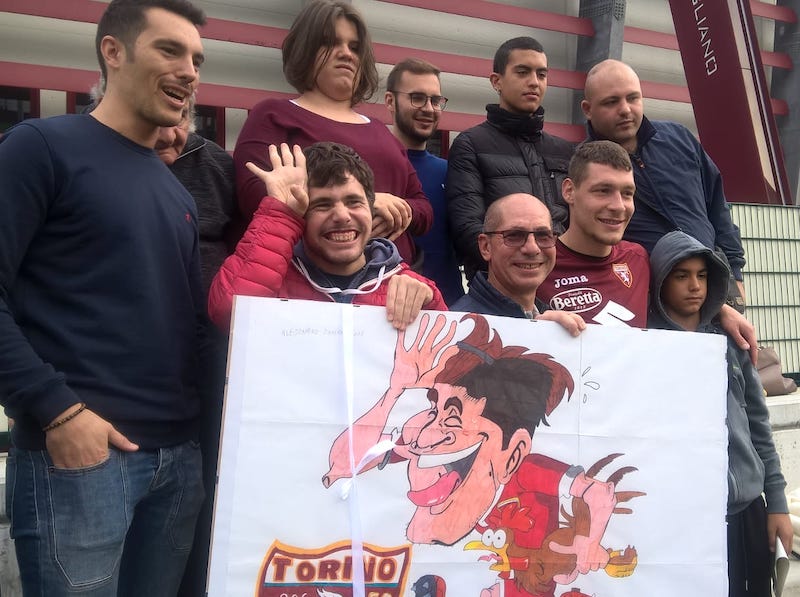 ragazzi speciali Angeli di Ninfa Toro Torino