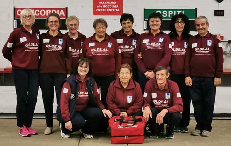 Il team femminile di bocce de "La Concordia" di Salsasio sta ottenendo ottimi risultati