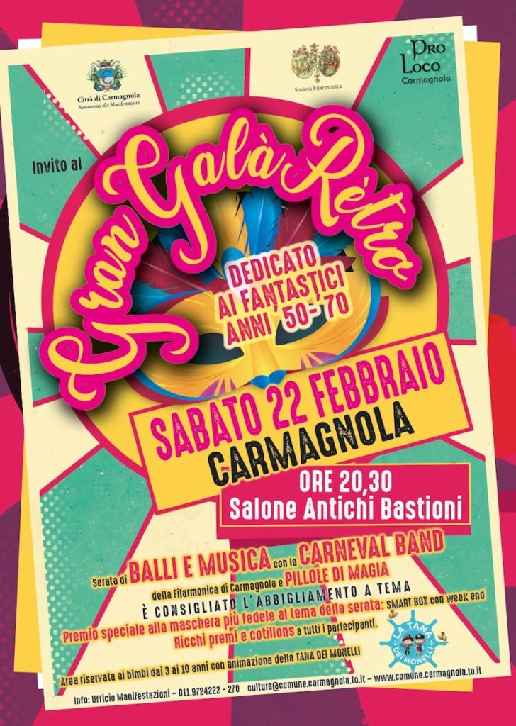 Gran Galà Retrò Carmagnola Carnevale