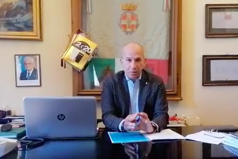 Valerio Oderda sindaco Racconigi messaggio Covid-19