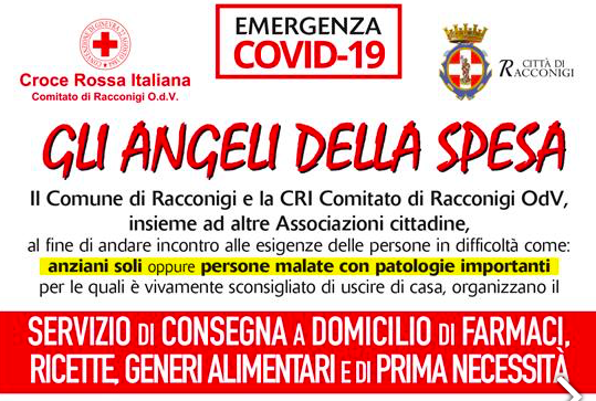 Angeli della Spesa a Racconigi per l'emergenza Coronavirus