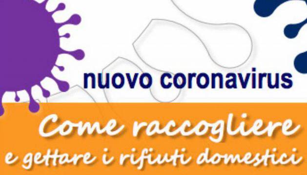 gestione rifiuti coronavirus iss