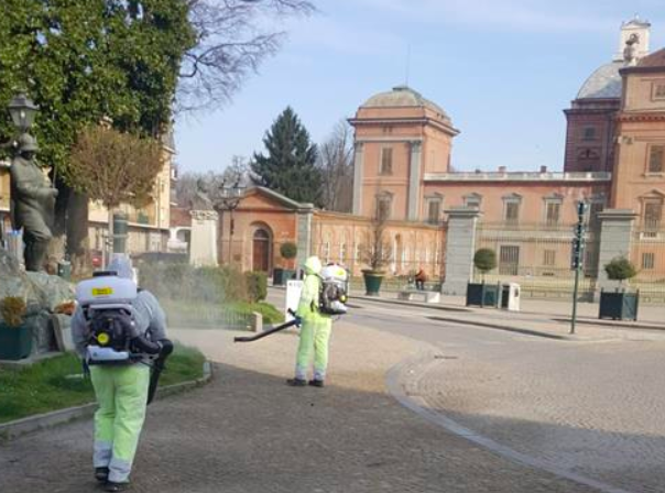 sanificazione racconigi coronavirus