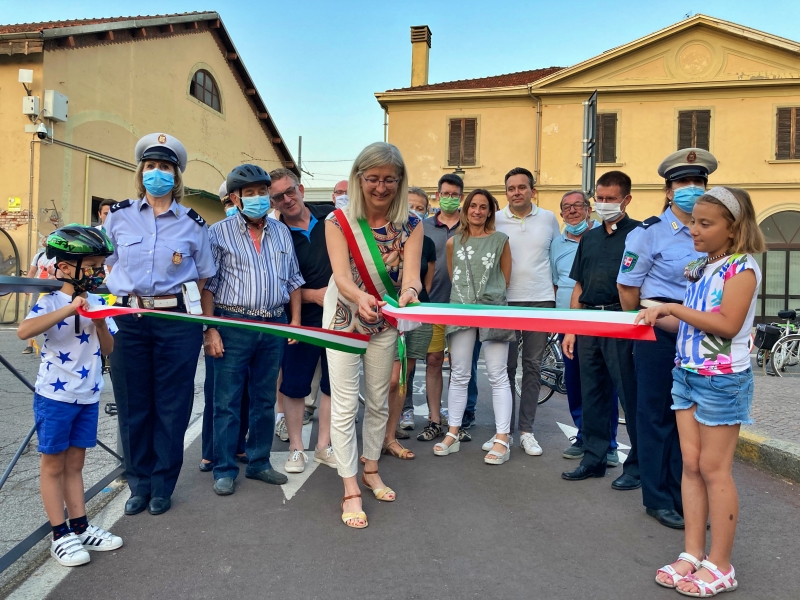 Inaugurata ufficialmente la pista ciclabile di Carmagnola sud