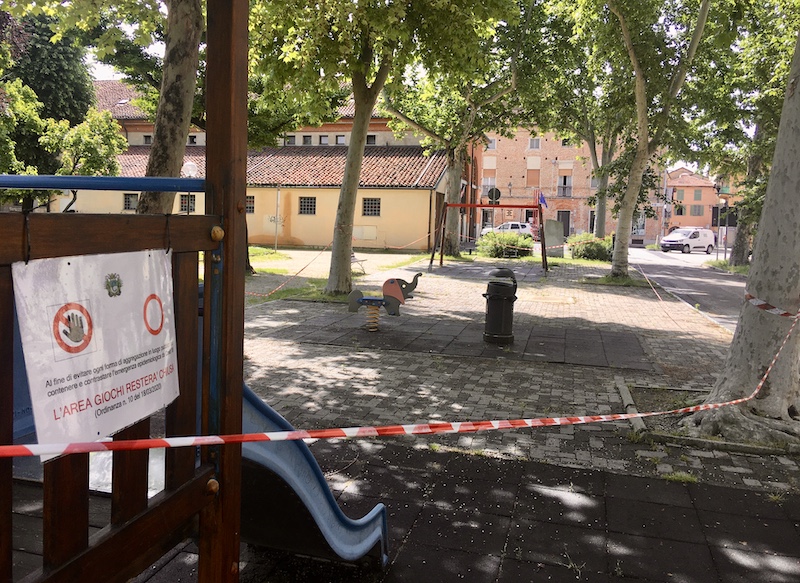 parco giochi lockdown carmagnola aree gioco