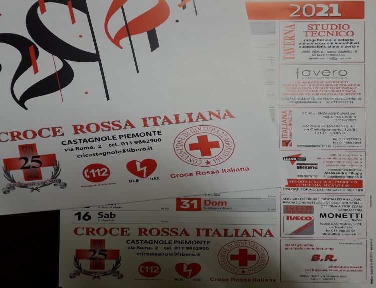 croce Rossa castagnole calendario