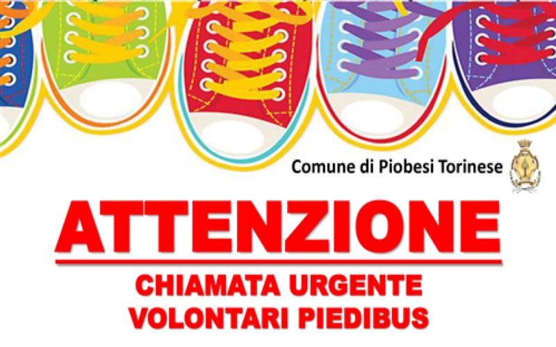 piobesi volontariato piedibus