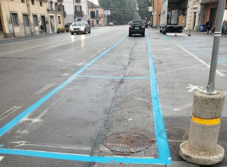 Racconigi parcheggi pagamento