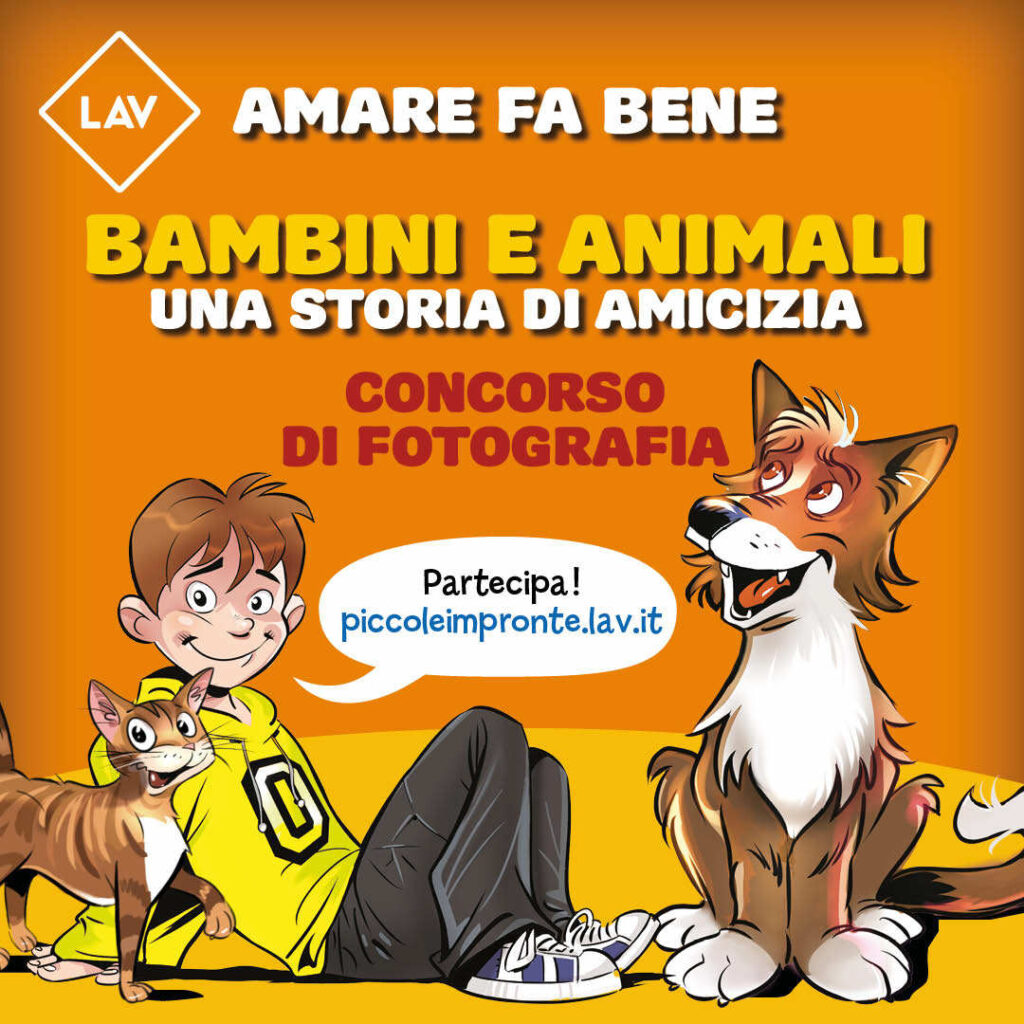 LAV concorso fotografico bambini e animali