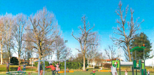 nuovi giochi per bambini al parco Cascina Vigna di Carmagnola