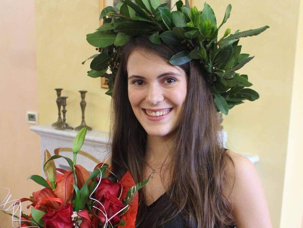 Giorgia Cambiano, premiata per la laurea sul piemontese di Castagnole