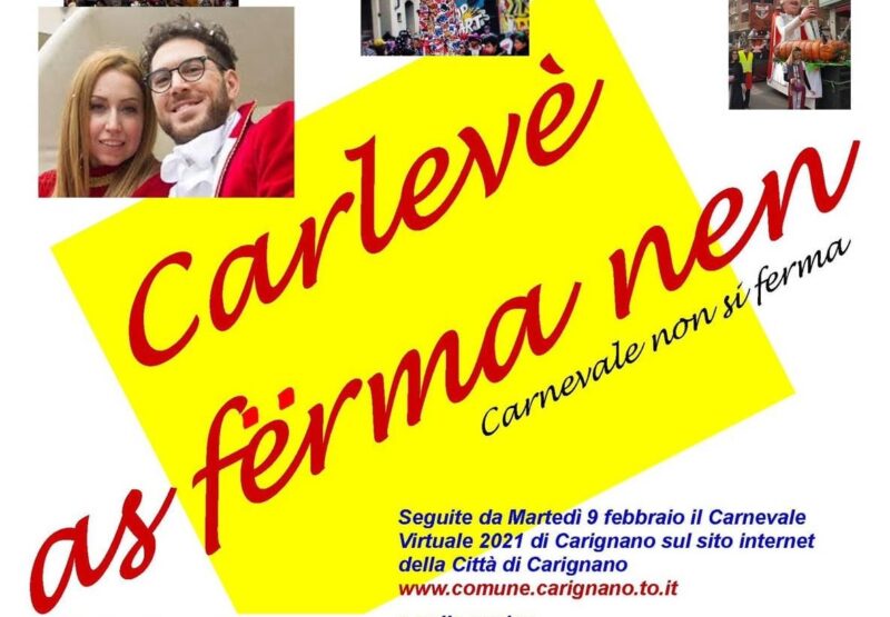 carnevale di carignano 2021