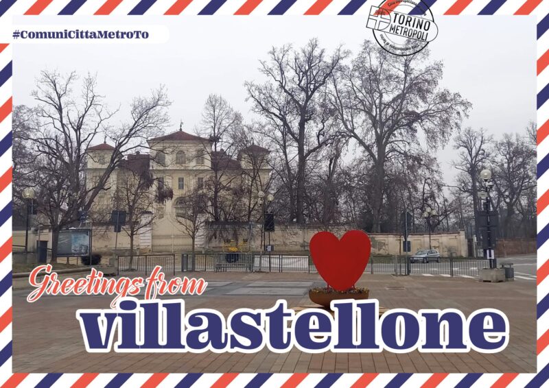 Villastellone in cartolina sul Facebook della Città metropolitana