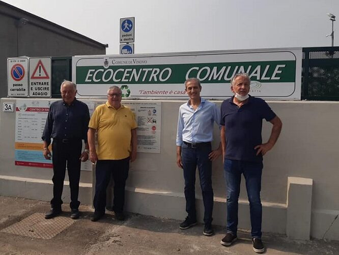 Inaugurato ufficialmente il nuovo ecocentro di Vinovo, in via Martinetto