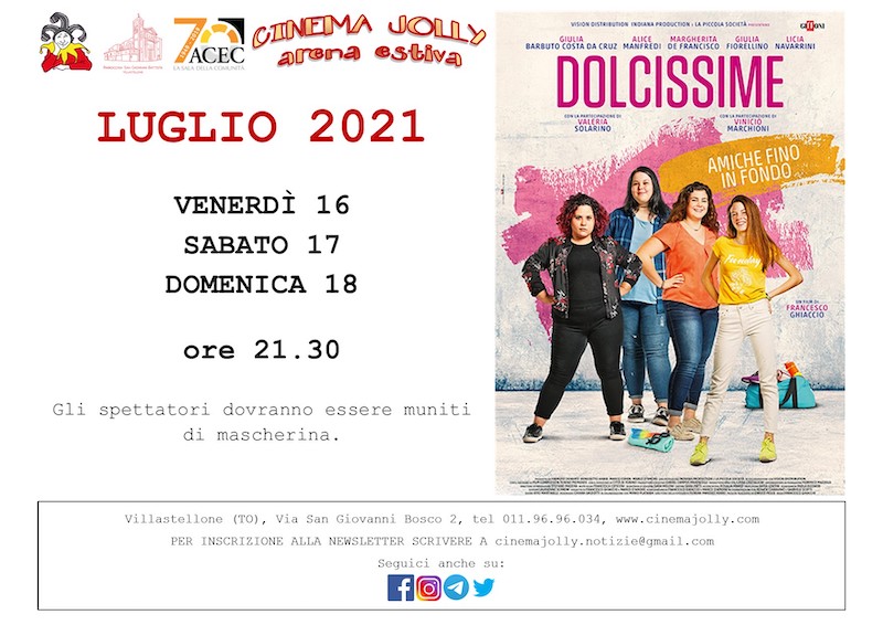 dolcissime villastellone cinema jolly