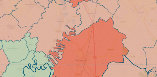 contagi covid nel Carmagnolese