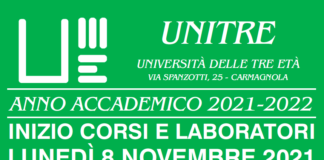 Unitre Carmagnola iscrizioni anno accademico 2021 2022