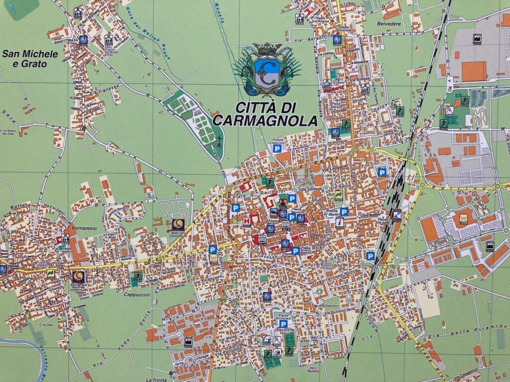 cartografia Carmagnola