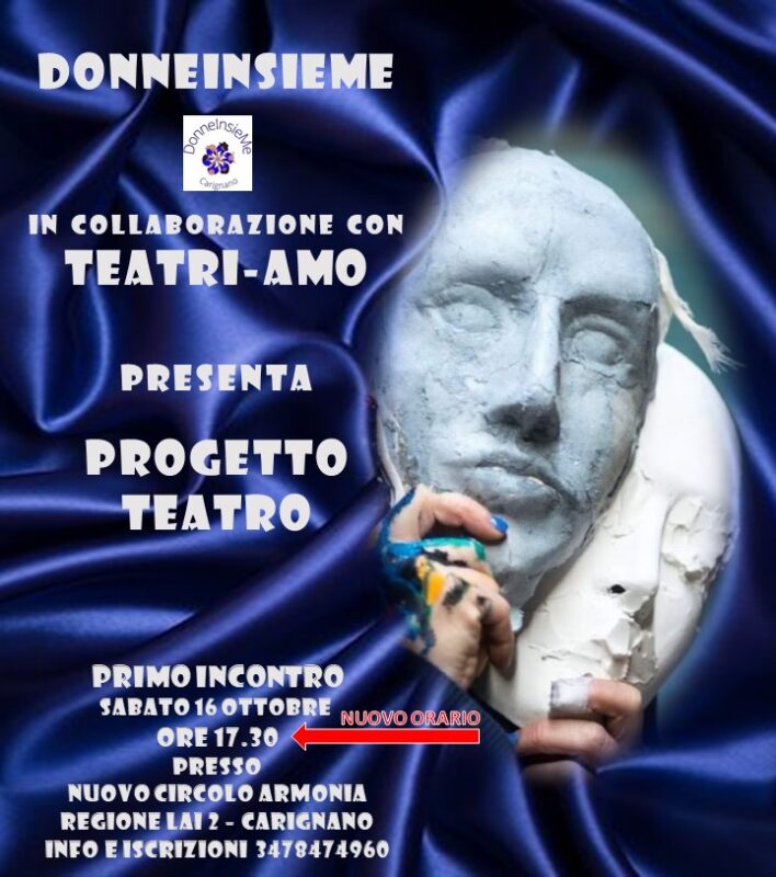 carignano donneinsieme progetto teatrale