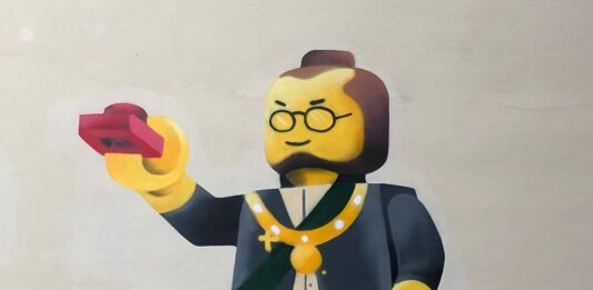 Santena murales Cavour Lego