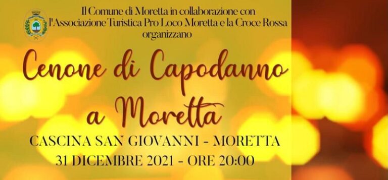 Moretta cenone Capodanno