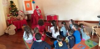 Moretta biblioteca Babbo Natale