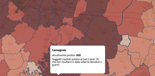 calo positivi covid carmagnolese