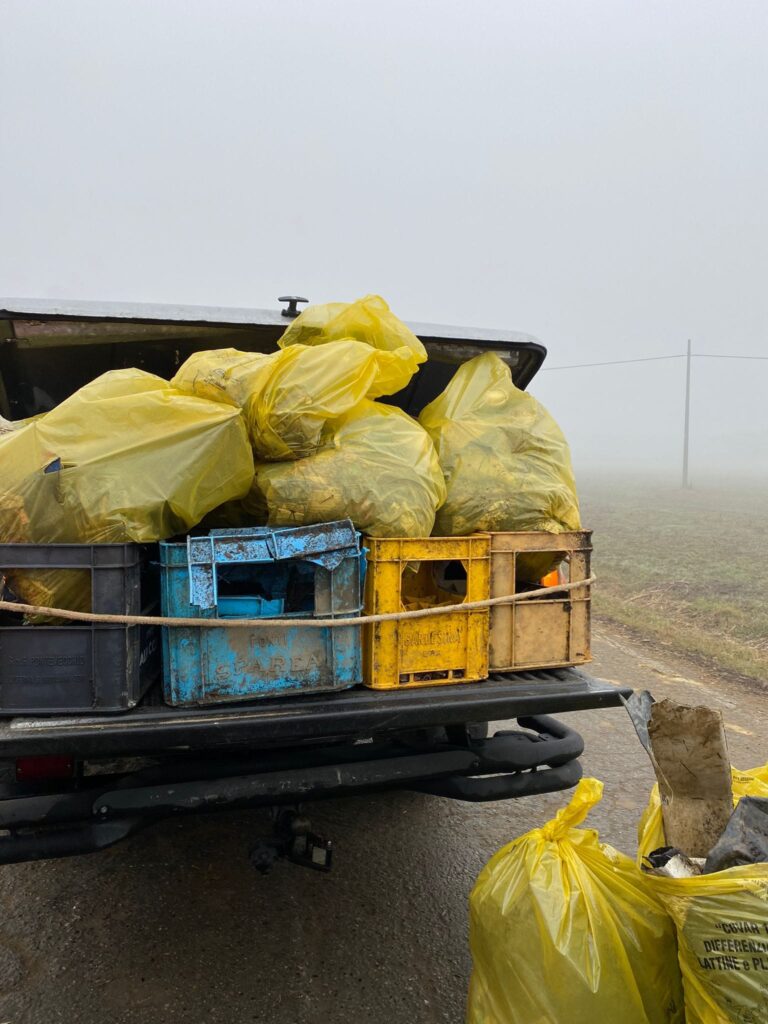 raccolta rifiuti volontari ambiente castagnole piemonte