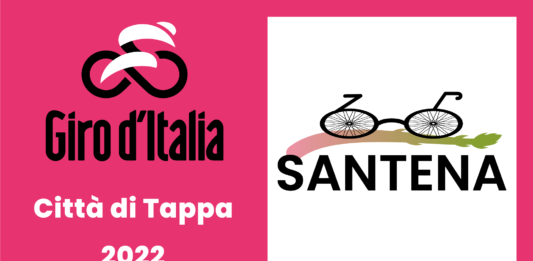 logo Santena tappa giro