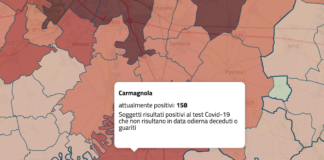 aumento casi covid carmagnola