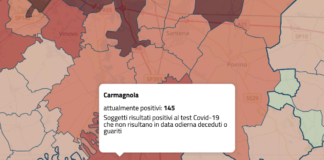 aumento casi covid carmagnola