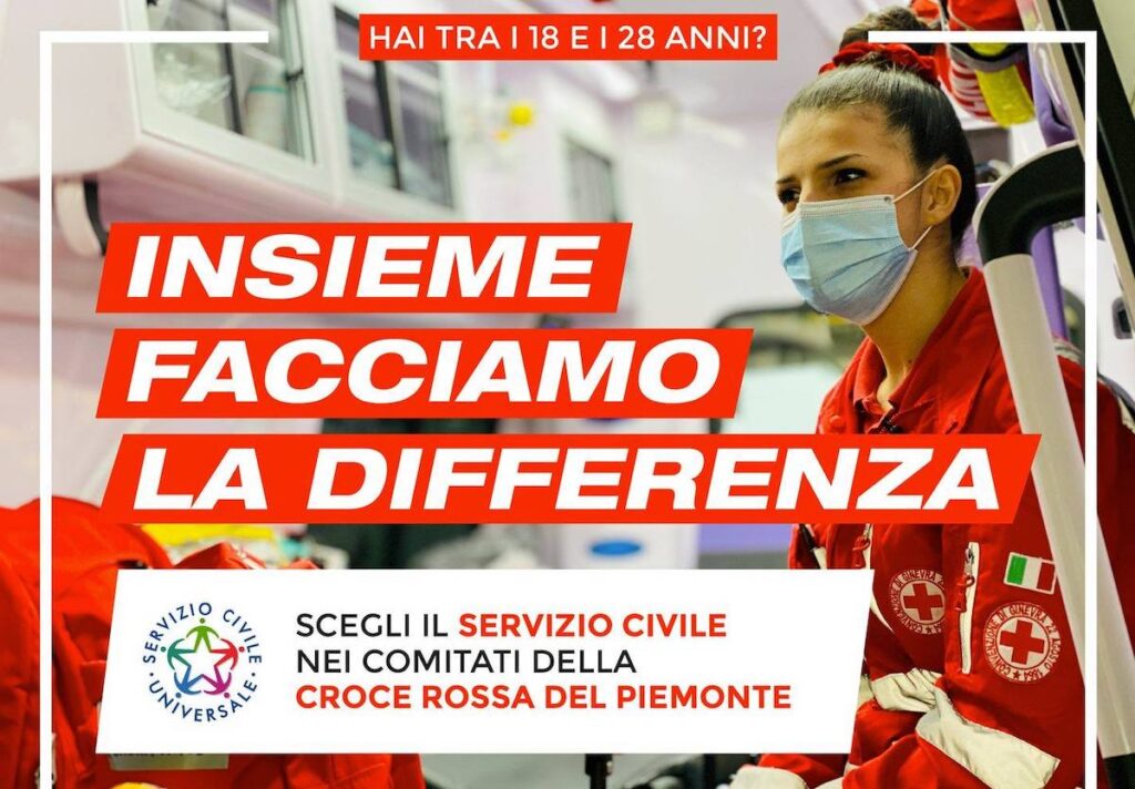 servizio civile 2022 croce rossa carmagnola