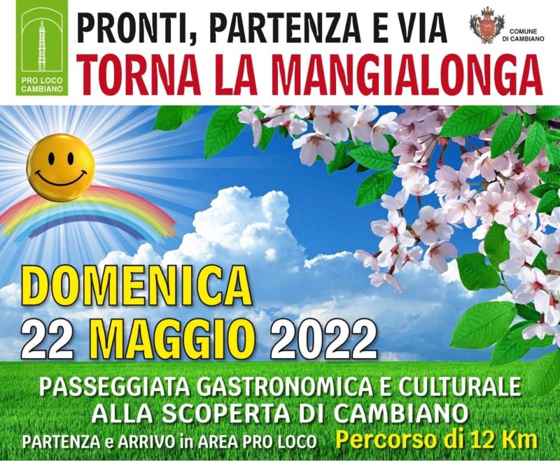 Domenica 22 maggio torna la Mangialonga a Cambiano