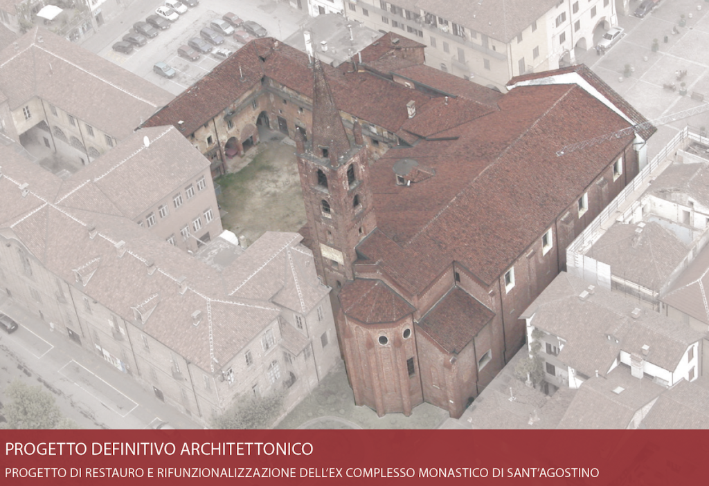 progetto recupero chiesa di sant'agostino carmagnola