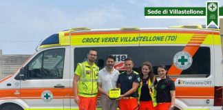 villastellone defibrillatore croce verde