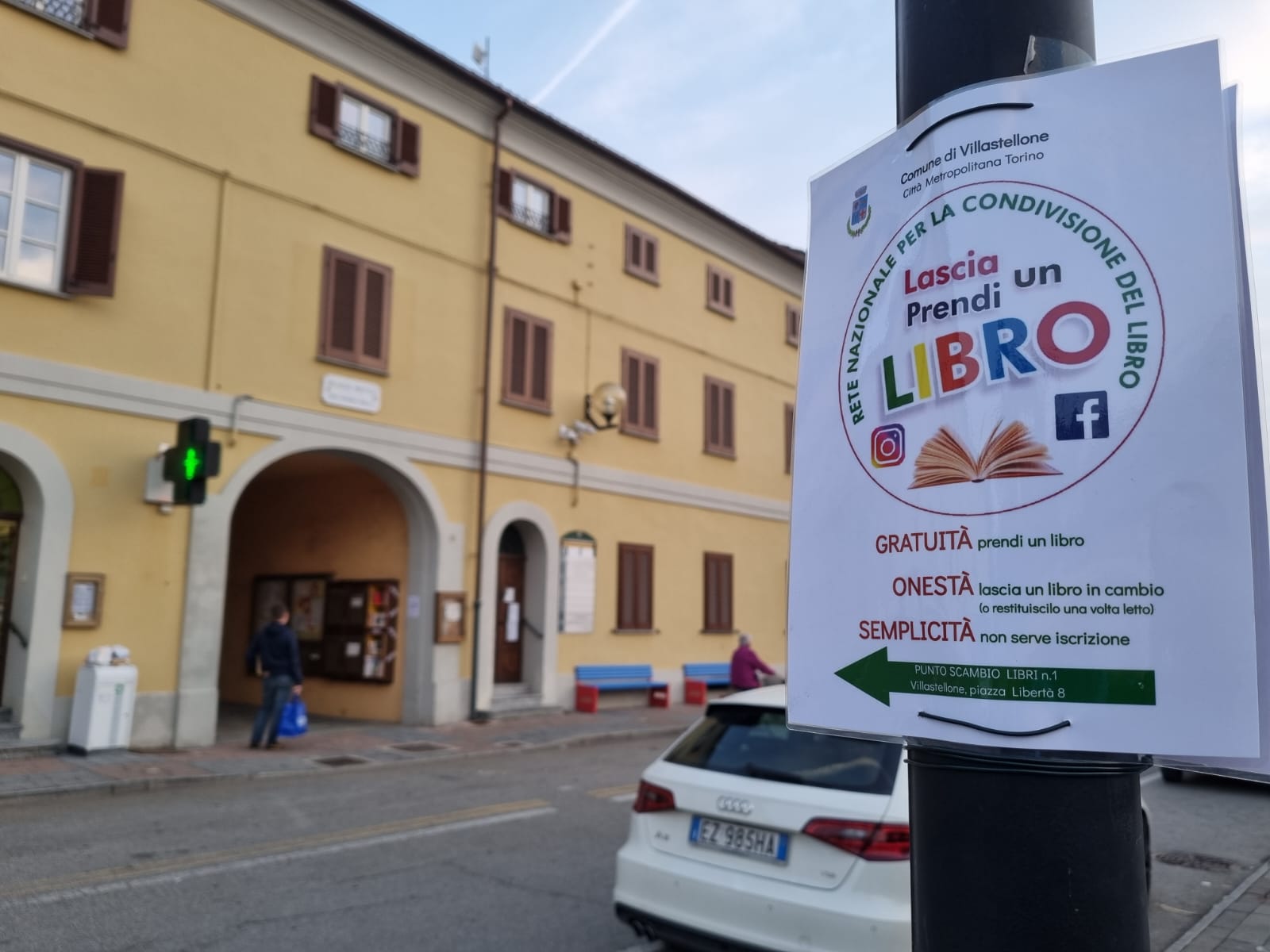 Book sharing a Villastellone: "Lascia un libro, prendi un libro"