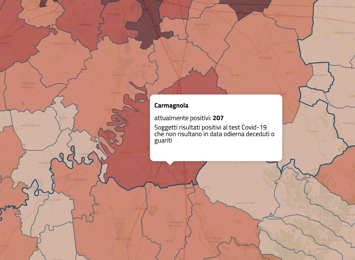 Contagi Covid: i dati aggiornati nei Comuni e negli ospedali dell'Asl TO5