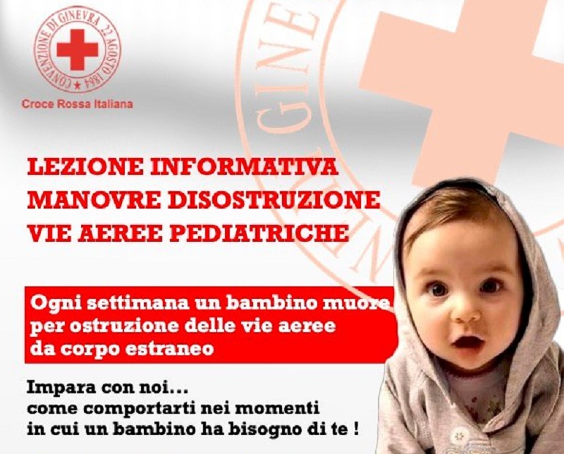 A Santena una lezione sulle manovre di disostruzione pediatriche