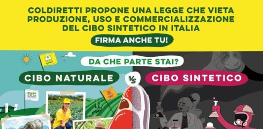 castagnole piemonte coldiretti petizione cibo sintetico