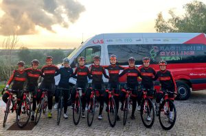 Le atlete del Racconigi Cycling Team si preparano per la stagione 2023