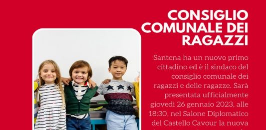 Santena consiglio comunale ragazzi